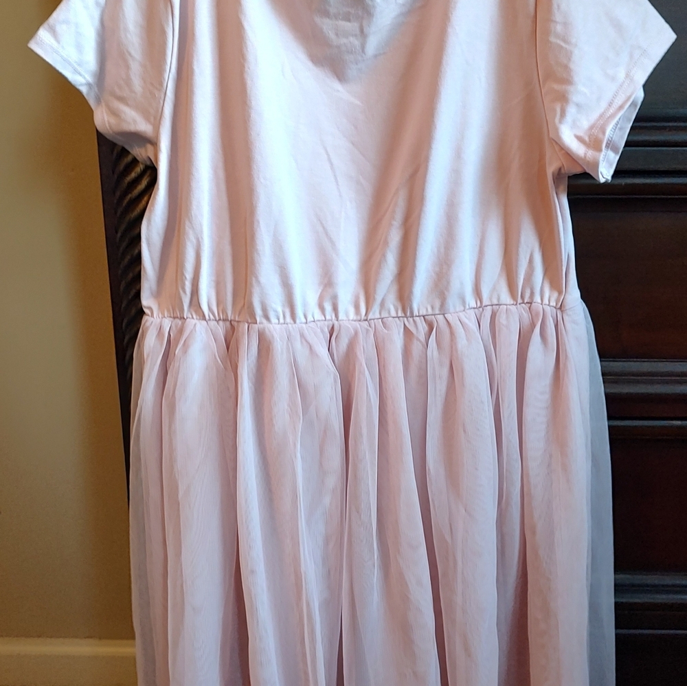Wonder Nation Unicorn Dress  Pink in Color